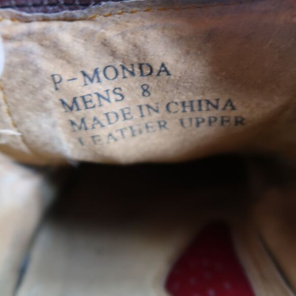 Steve Madden Shoes Men 8 Loafer Leather Brown Classic Dress Monda Slip On Formal main image 8
